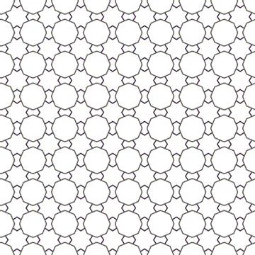 Seamless geometric ornamental vector pattern. Abstract background Stock Illustration
