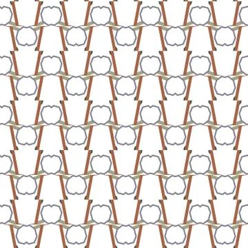 Seamless geometric ornamental vector pattern. Abstract background Illustrazione stock