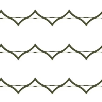 Seamless geometric ornamental vector pattern. Abstract background Stock Illustration