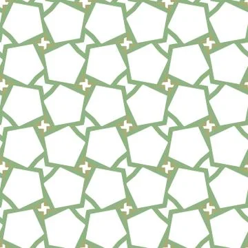 Seamless geometric ornamental vector pattern. Abstract background Stock Illustration