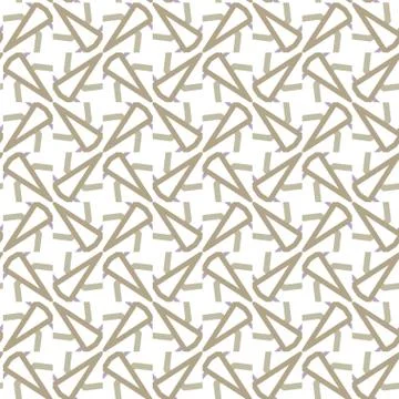 Seamless geometric ornamental vector pattern. Abstract background Stock Illustration