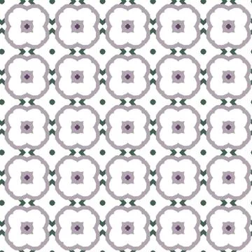 Seamless geometric ornamental vector pattern. Abstract background Stock Illustration