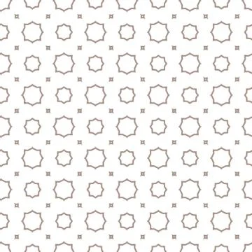 Seamless geometric ornamental vector pattern. Abstract background Stock Illustration