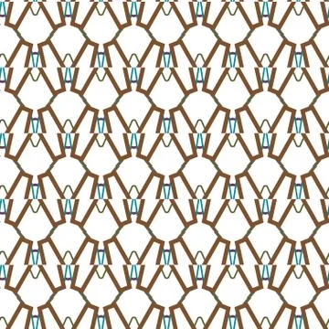 Seamless geometric ornamental vector pattern. Abstract background イラスト素材