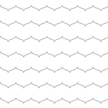 Seamless geometric ornamental vector pattern. Abstract background イラスト素材