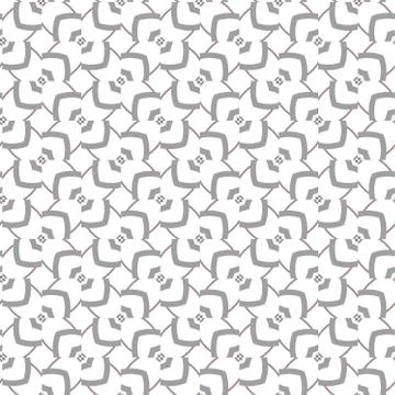 Seamless geometric ornamental vector pattern. Abstract background Stock Illustration