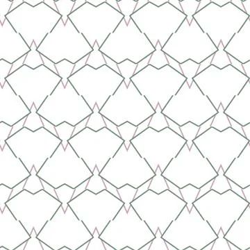 Seamless geometric ornamental vector pattern. Abstract background Illustrazione stock