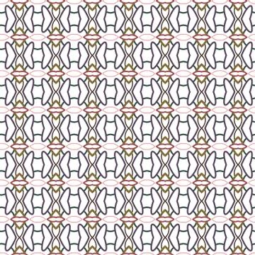 Seamless geometric ornamental vector pattern. Abstract background Stock Illustration