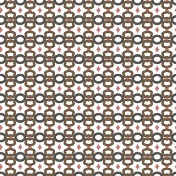 Seamless geometric ornamental vector pattern. Abstract background Illustrazione stock