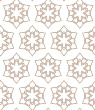 Seamless geometric ornamental vector pattern. Abstract background Stock Illustration