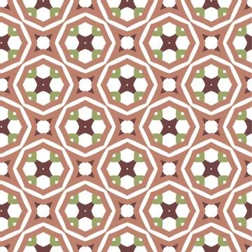 Seamless geometric ornamental vector pattern. Abstract background Stock Illustration