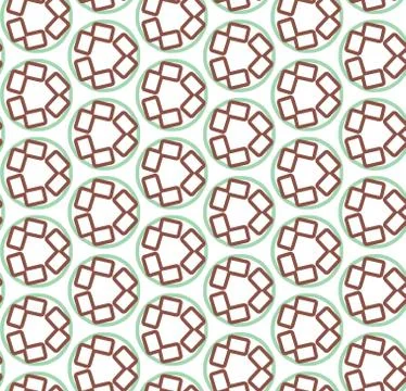 Seamless geometric ornamental vector pattern. Abstract background Illustrazione stock