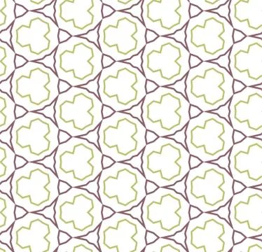 Seamless geometric ornamental vector pattern. Abstract background Stock Illustration