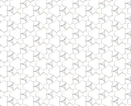 Seamless geometric ornamental vector pattern. Abstract background Stock Illustration