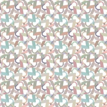 Seamless geometric ornamental vector pattern. Abstract background Stock Illustration