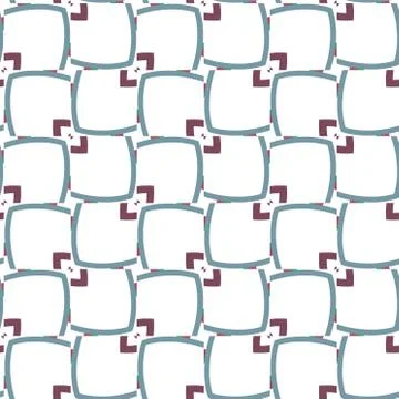 Seamless geometric ornamental vector pattern. Abstract background Stock Illustration