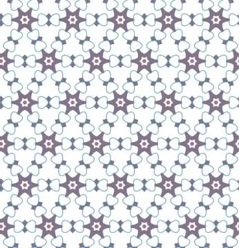 Seamless geometric ornamental vector pattern. Abstract background Stock Illustration