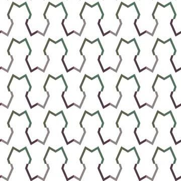 Seamless geometric ornamental vector pattern. Abstract background Stock Illustration