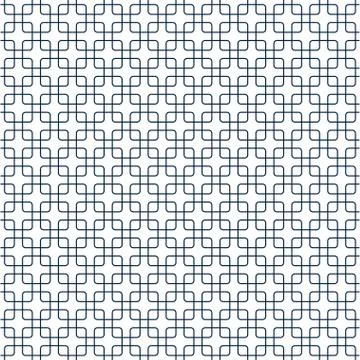 Seamless geometric ornamental vector pattern. Stock Illustration