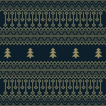 Seamless geometric ornamental vector pattern with dots gold color 스톡 일러스트