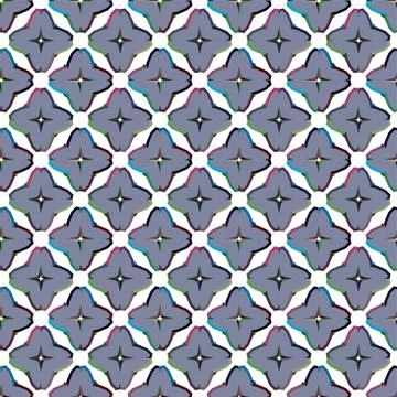 Seamless geometric ornamental vector pattern. Abstract background Stock Illustration