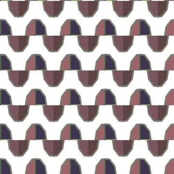 Seamless geometric ornamental vector pattern. Abstract background Illustrazione stock