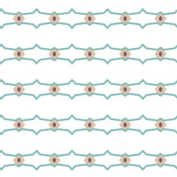 Seamless geometric ornamental vector pattern. Abstract background Stock Illustration