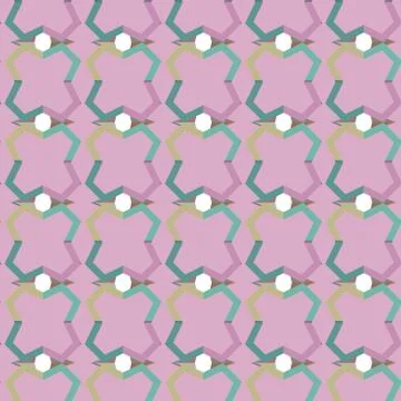 Seamless geometric ornamental vector pattern. Abstract background Illustrazione stock