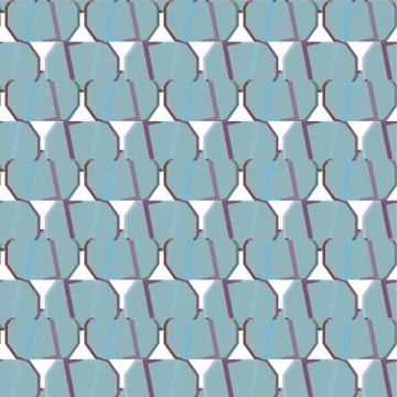 Seamless geometric ornamental vector pattern. Abstract background Stock Illustration