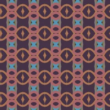 Seamless geometric ornamental vector pattern. Abstract background Stock Illustration