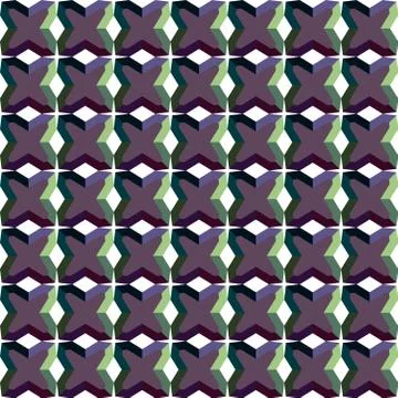 Seamless geometric ornamental vector pattern. Abstract background Illustrazione stock