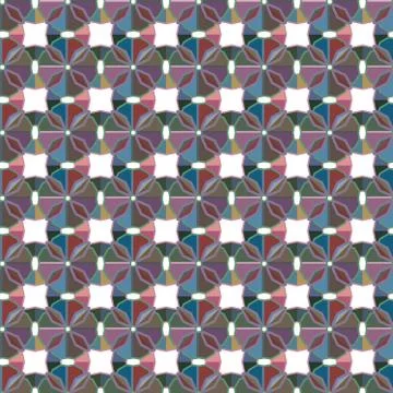 Seamless geometric ornamental vector pattern. Abstract background Stock Illustration