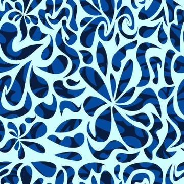 Seamless geometric pattern with abstract shapes, colorful background. Stock Illustration