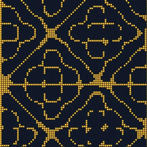 Seamless geometric pattern background abstract dark gold luxury wallpaper t.. Stock Footage 342524632