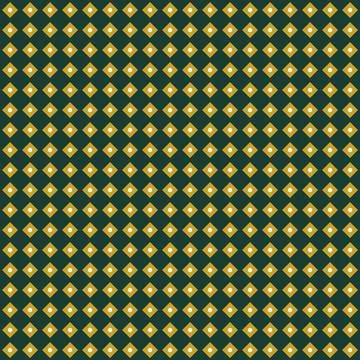 Seamless Geometric Pattern Background with Golden Yellow Diamonds and White.. Stock Illustration