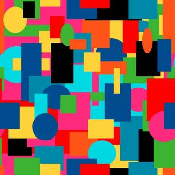 Seamless geometric pattern background. Pucci style Stock Illustration