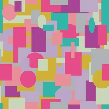 Seamless geometric pattern background. Pucci style Stock Illustration