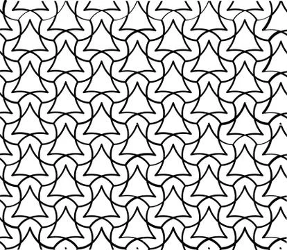 Seamless Geometric Pattern Background Vector Stock Illustration