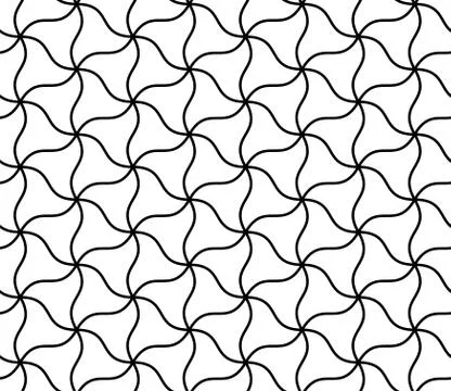 Seamless Geometric Pattern Background Vector Stock Illustration