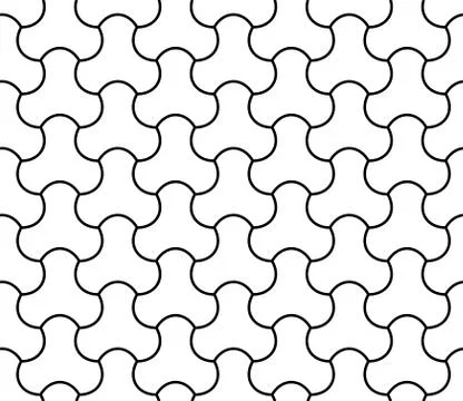 Seamless Geometric Pattern Background Vector Stock Illustration