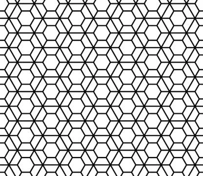 Seamless Geometric Pattern Background Vector Stock Illustration