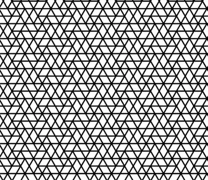Seamless Geometric Pattern Background Vector Stock Illustration