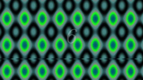 Seamless geometric pattern background in vibrant teal and emerald green shade Stock Footage 342114387