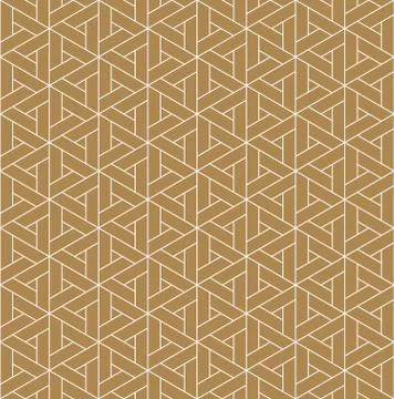 Seamless geometric pattern based on Japanese ornament Kumiko Stock Illustration