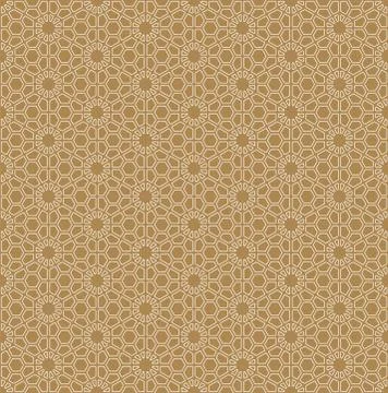 Seamless geometric pattern based on Japanese ornament Kumiko Stock Illustration