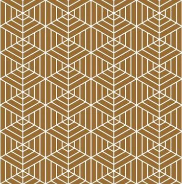 Seamless geometric pattern based on Japanese ornament Kumiko Stock Illustration