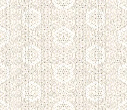 Seamless geometric pattern based on japanese ornament kumiko . Stock Illustration