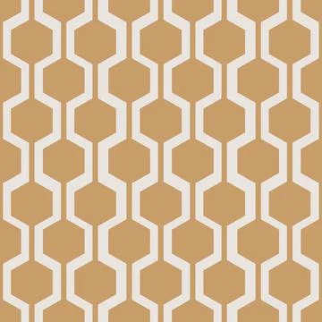 Seamless geometric pattern with beige color for wrapping paper in solid style Stock Illustration