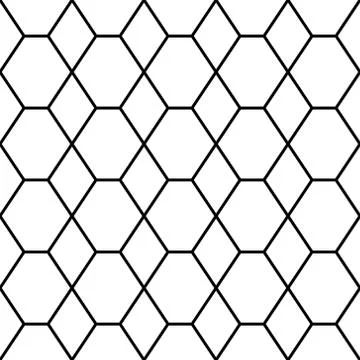Seamless geometric pattern .Black and white color. Stock Illustration