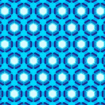 Seamless geometric pattern blue Stockillustratie